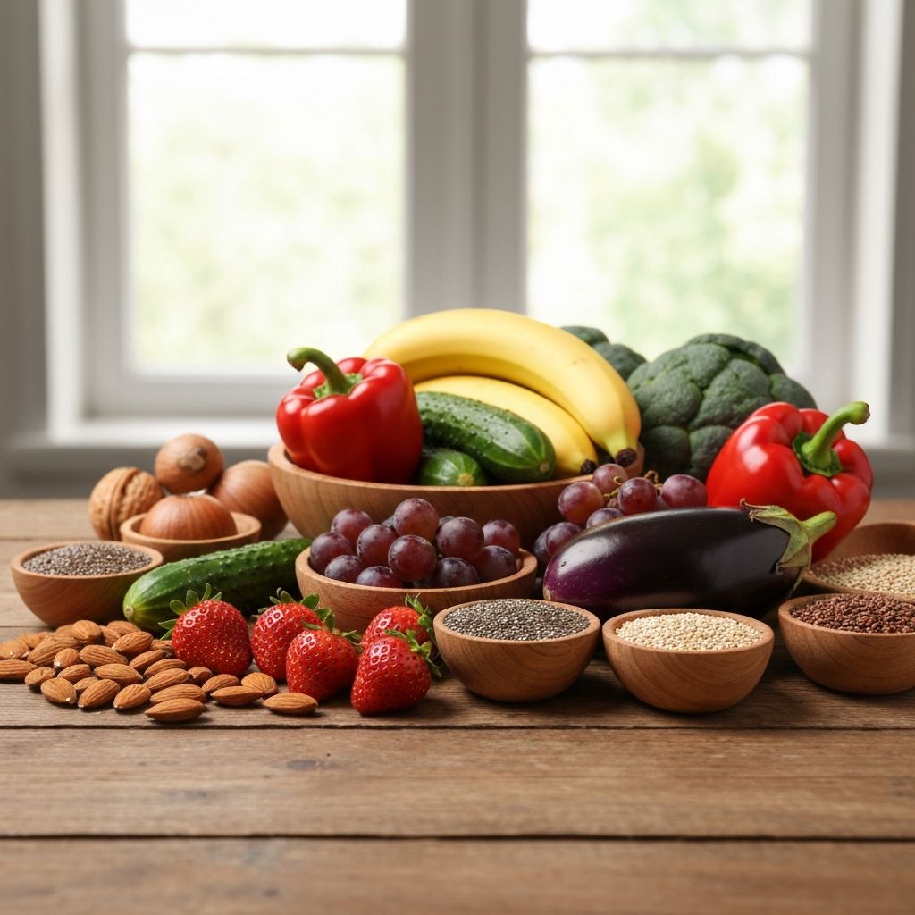 Fresh vegetables and healthy food